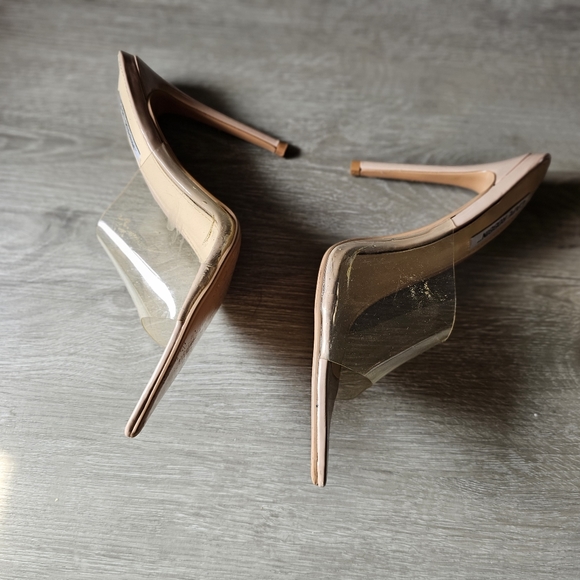 Cape Robbin Nude PCVC sandal heels - Picture 4 of 5
